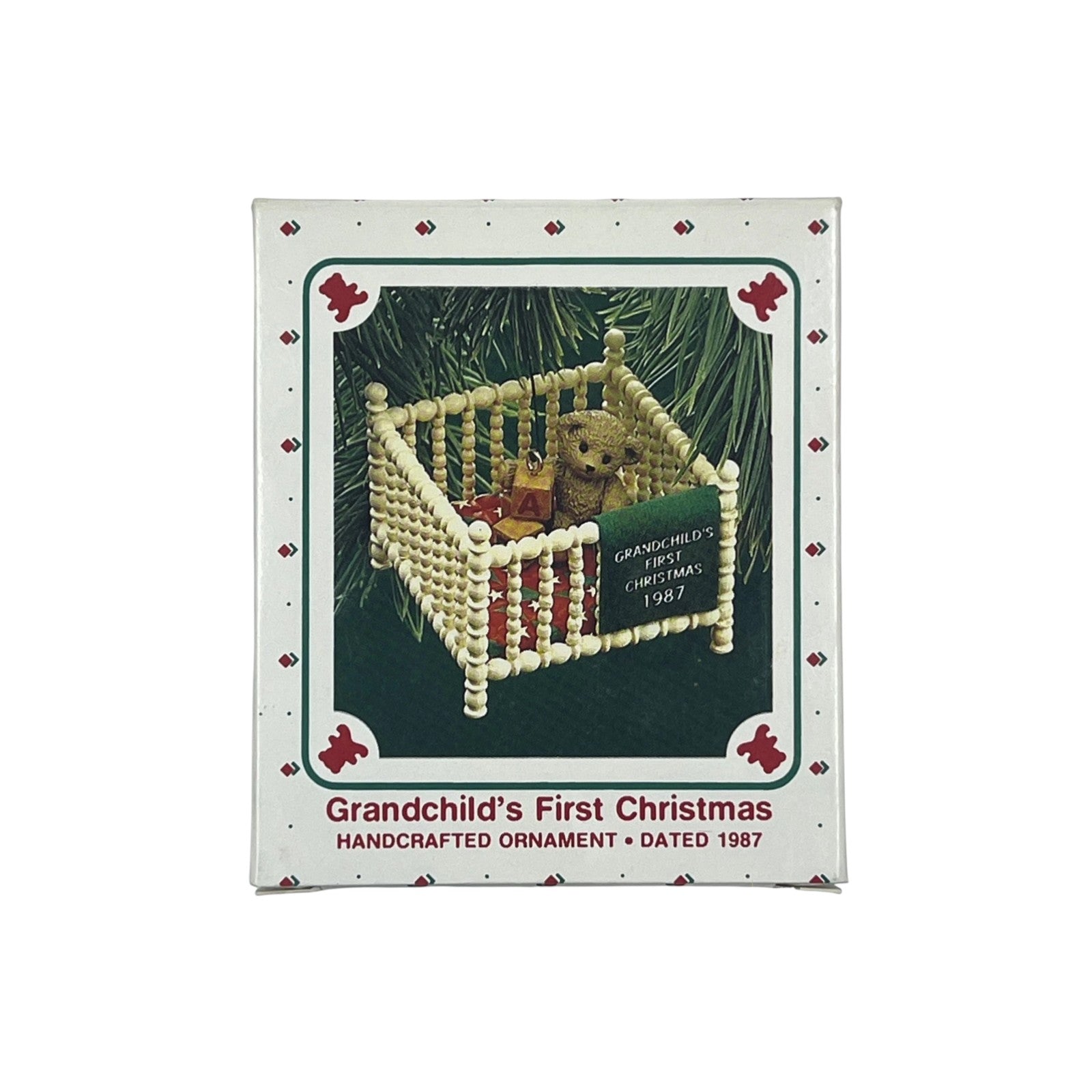 1987 GrandChild's First Christmas Hallmark Ornament (Baby's First Christmas) QX4609 Image2