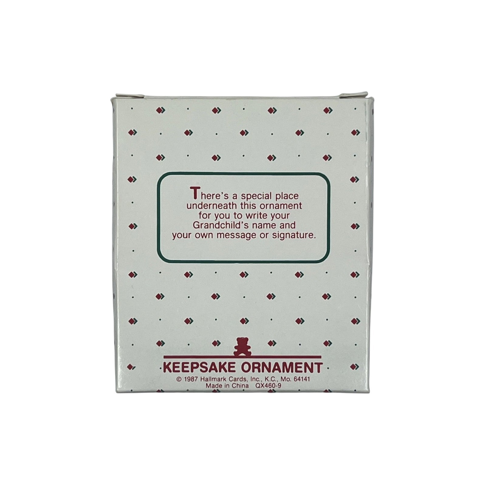 1987 GrandChild's First Christmas Hallmark Ornament (Baby's First Christmas) QX4609 Image6