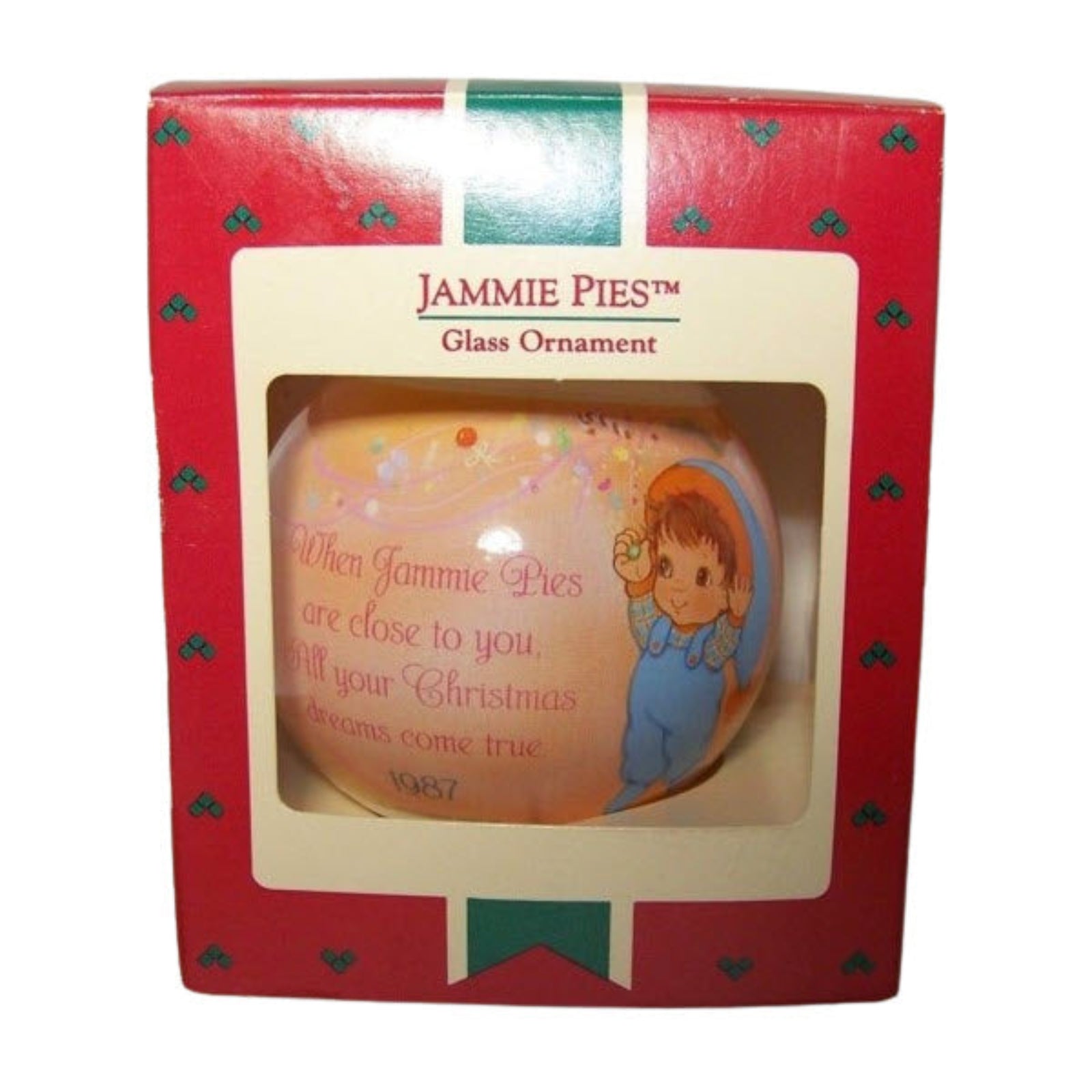 1987 Jammie Pies Hallmark Ornament (Ball) QX2839