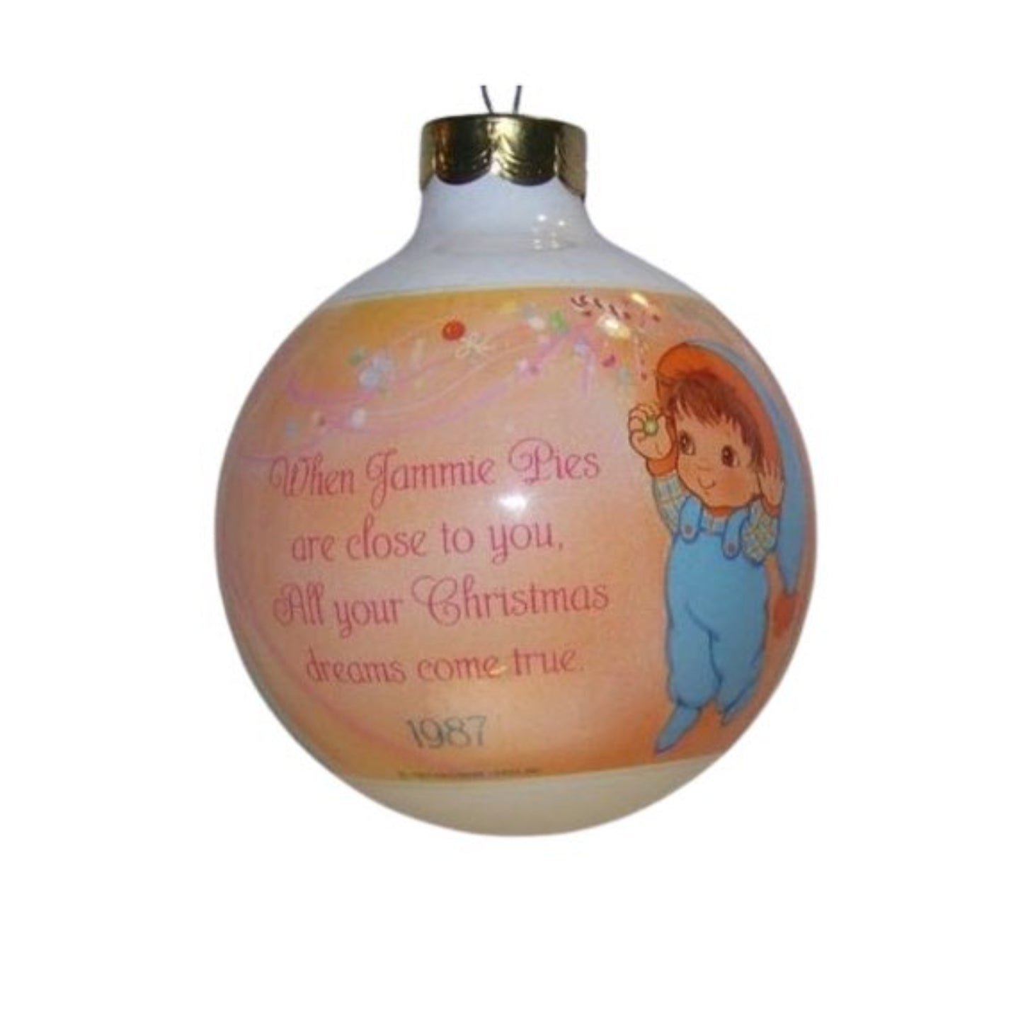 1987 Jammie Pies Hallmark Ornament (Ball) QX2839