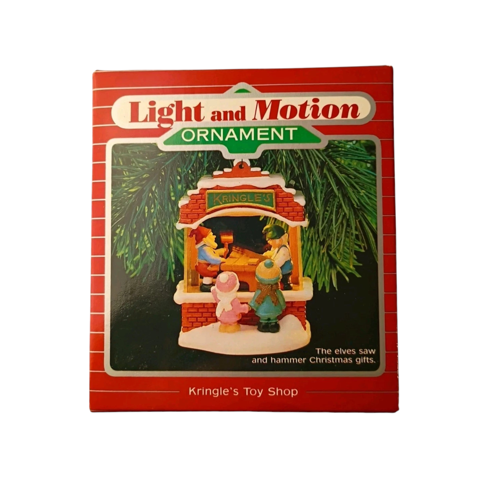 1987 Kringle's Toy Shop Hallmark Ornament (Christmas Window) QLX7017