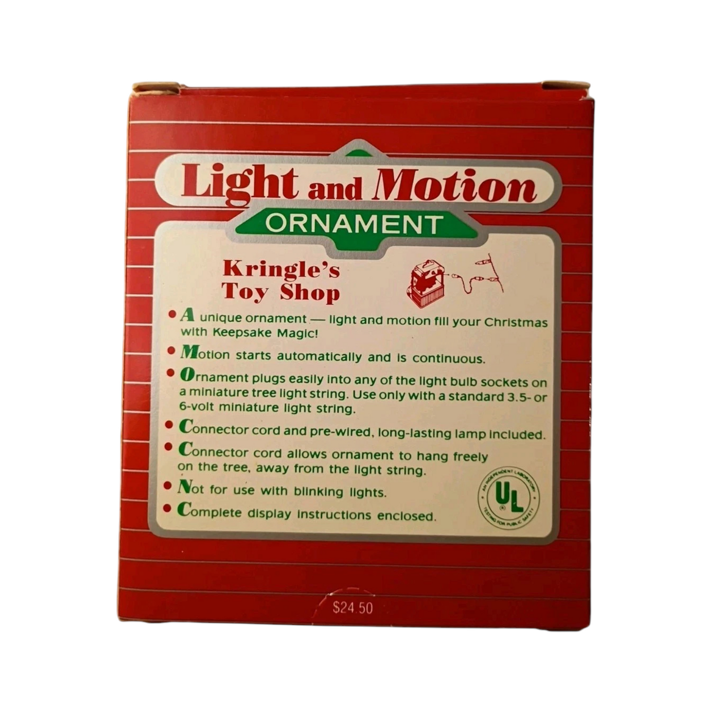 1987 Kringle's Toy Shop Hallmark Ornament (Christmas Window) QLX7017