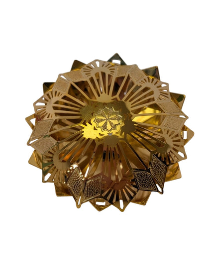1987 Lacy Brass Snowflake (Star)