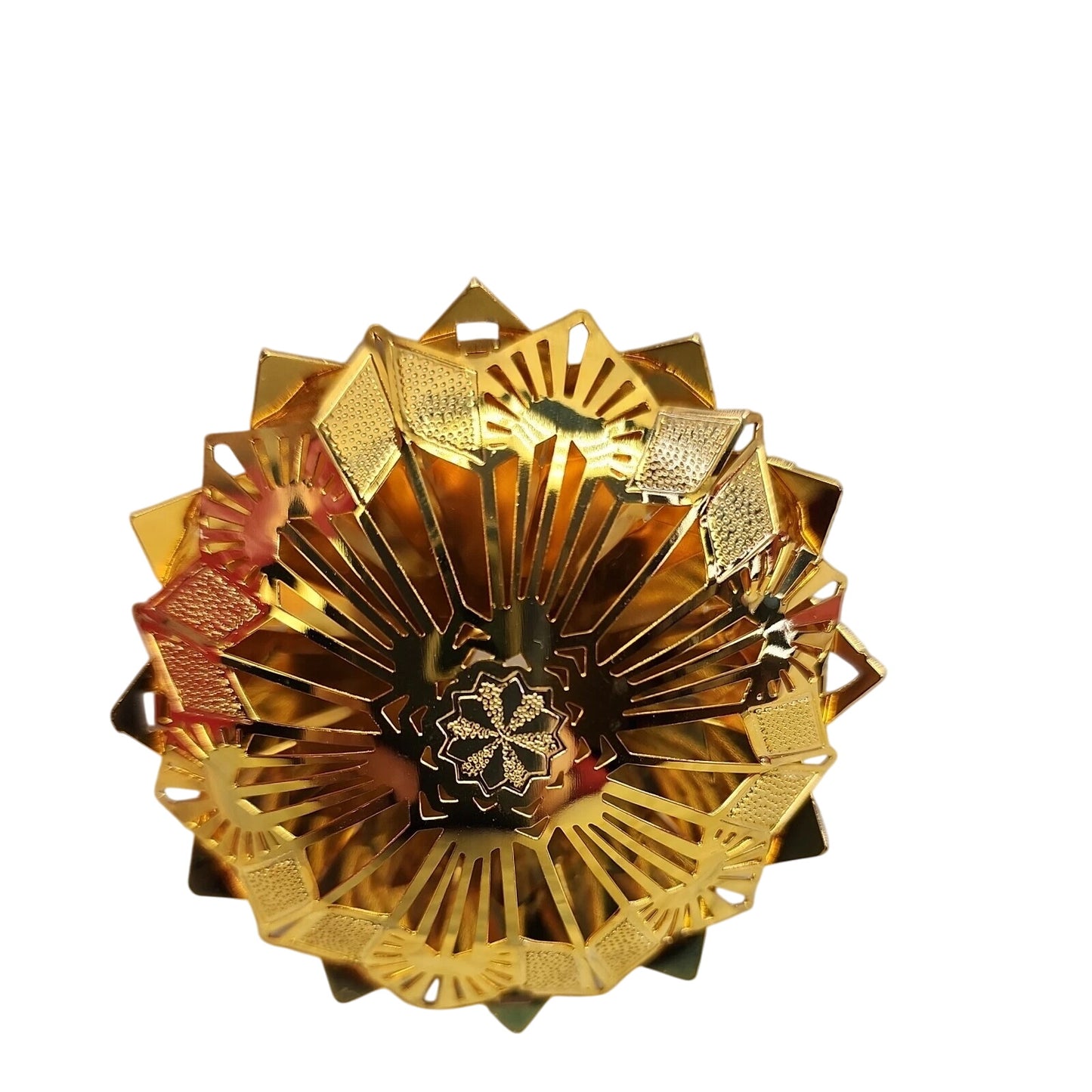 1987 Lacy Brass Snowflake (Star)