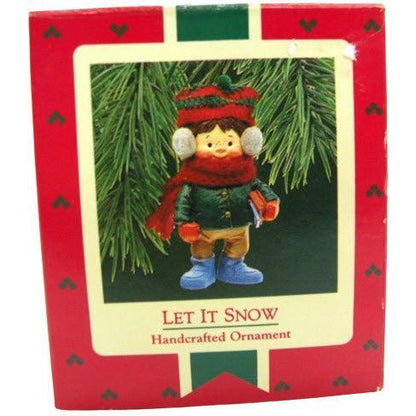 1987 Let it Snow Hallmark Ornament (Snow) QX4589