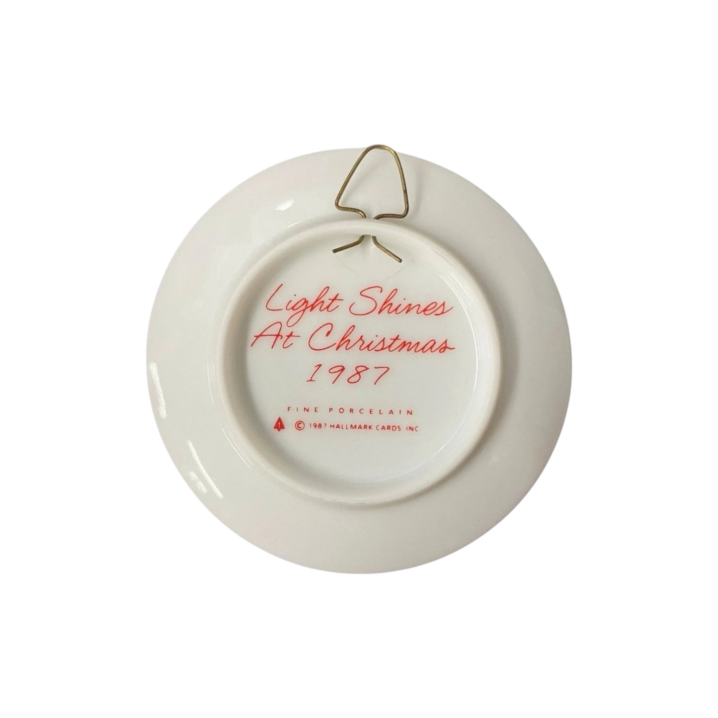 1987 Light Shines at Christmas (Collector's Plate)