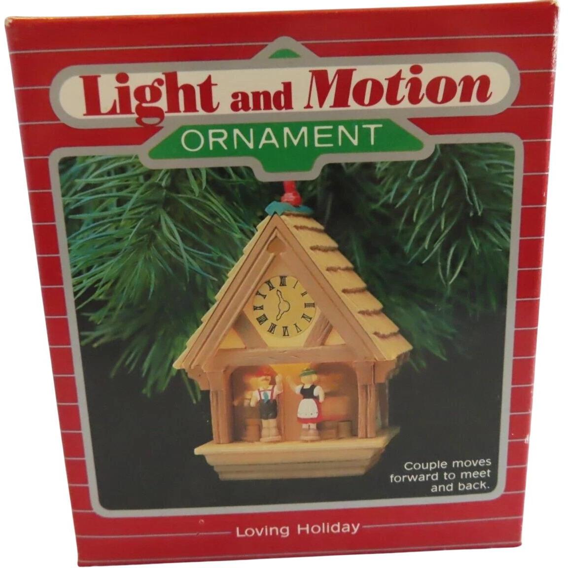 1987 Loving Holiday Hallmark Ornament (Clock) QLX7016
