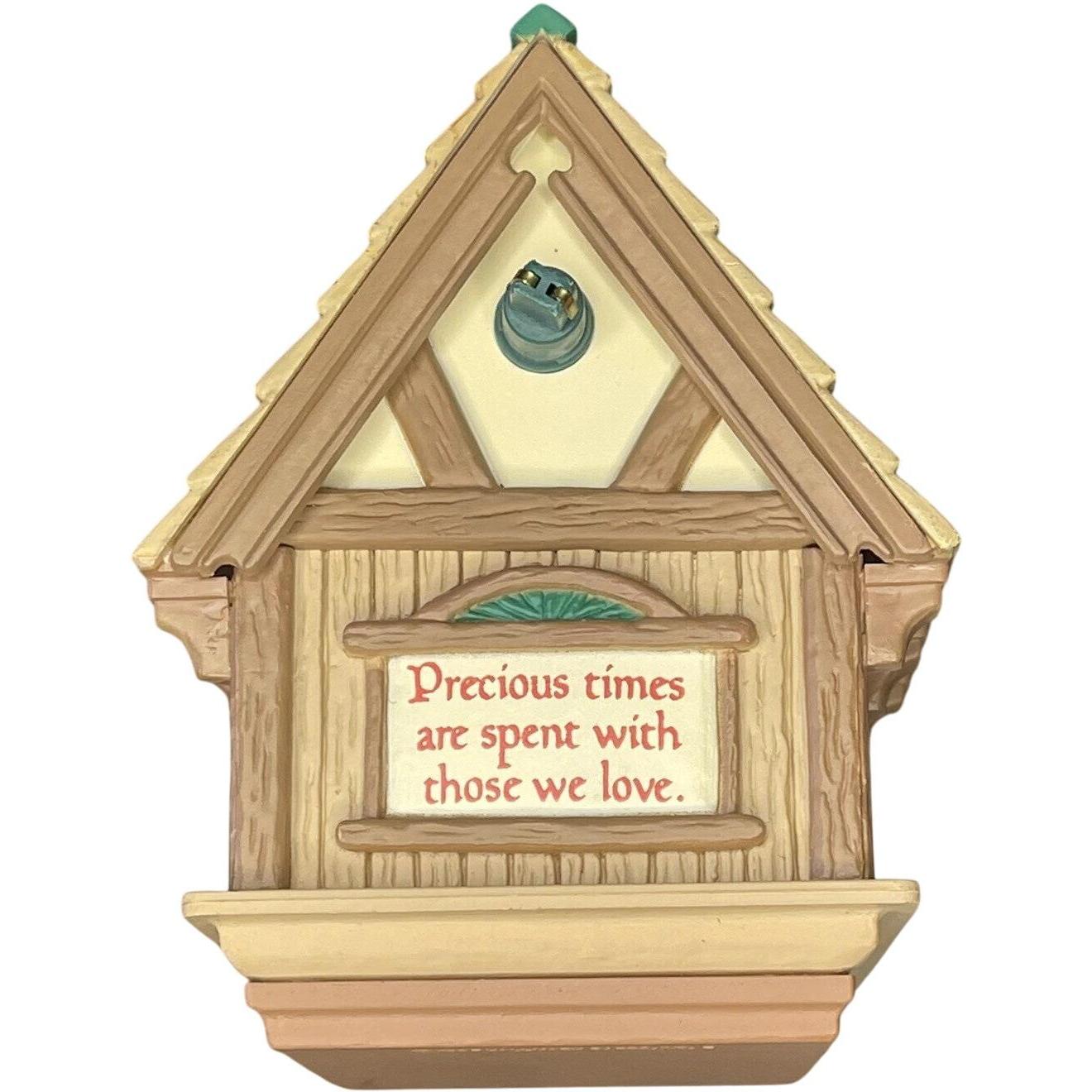 1987 Loving Holiday Hallmark Ornament (Clock) QLX7016