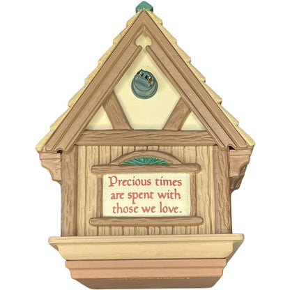 1987 Loving Holiday Hallmark Ornament (Clock) QLX7016