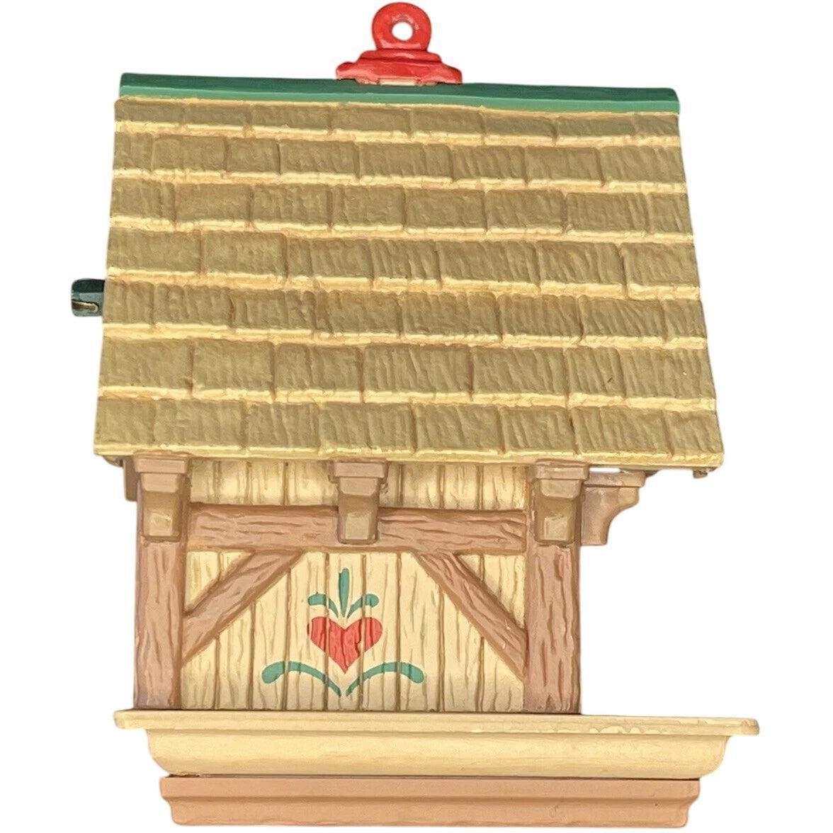 1987 Loving Holiday Hallmark Ornament (Clock) QLX7016