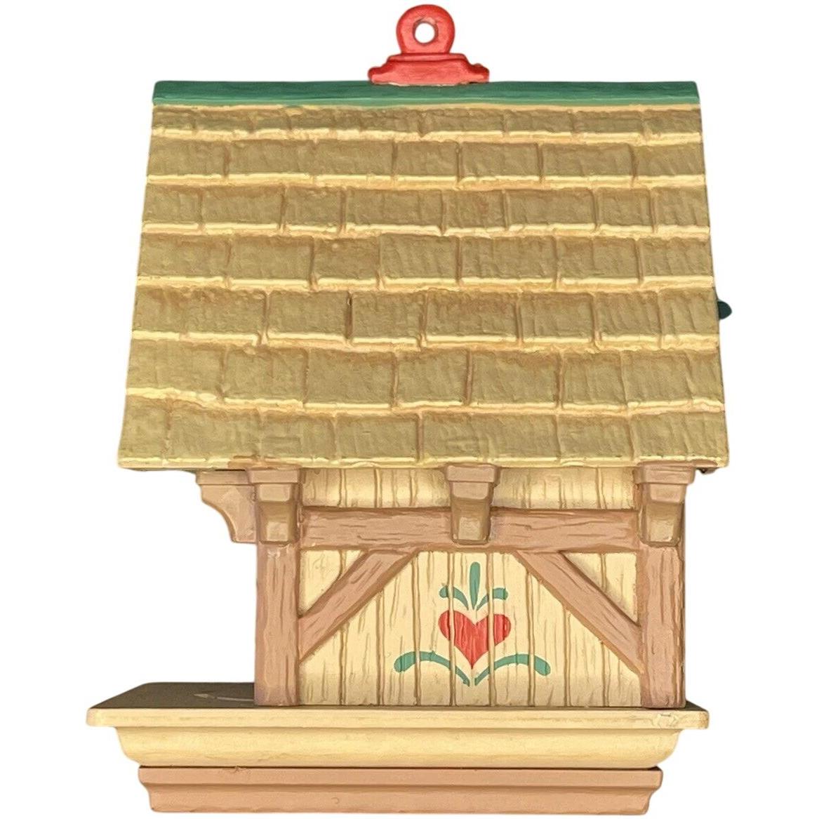 1987 Loving Holiday Hallmark Ornament (Clock) QLX7016