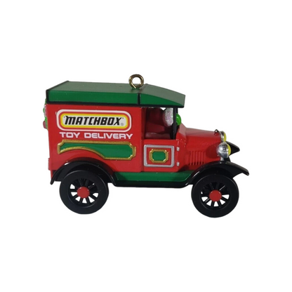 1987 Matchbox Christmas Delivery Carlton Cards Ornaments (Vehicle) CXOR-071A Image4