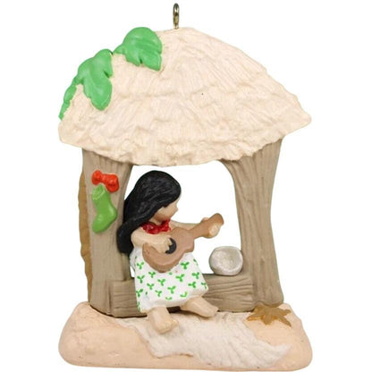 1987 Mele Kalikimaka Hallmark Ornament (Windows of the World) QX4827