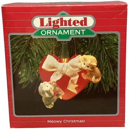 1987 Meowy Christmas (Lighted Kitten)