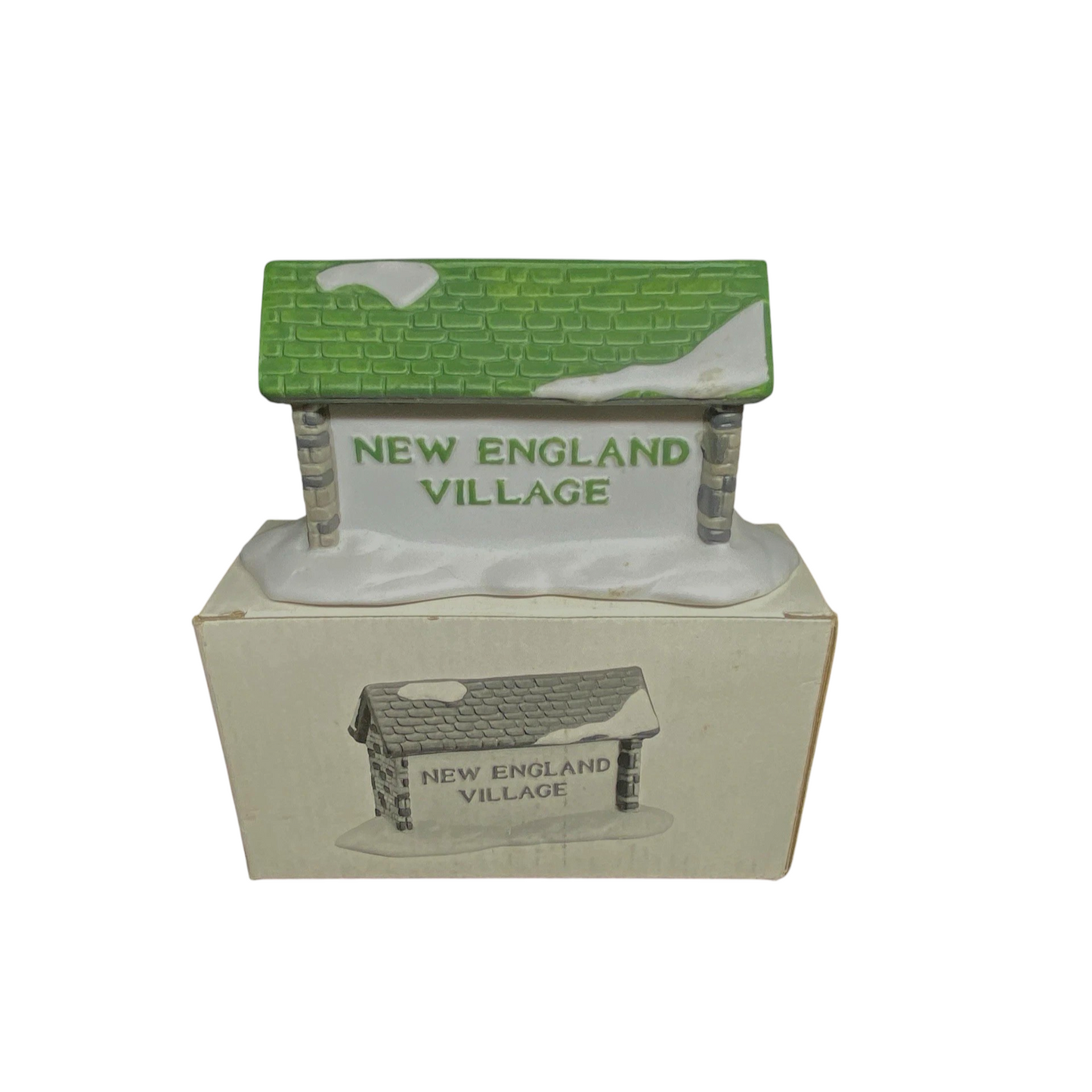 1987 New England Village Sign – Department 56 Item #1705836 1705836 Image4