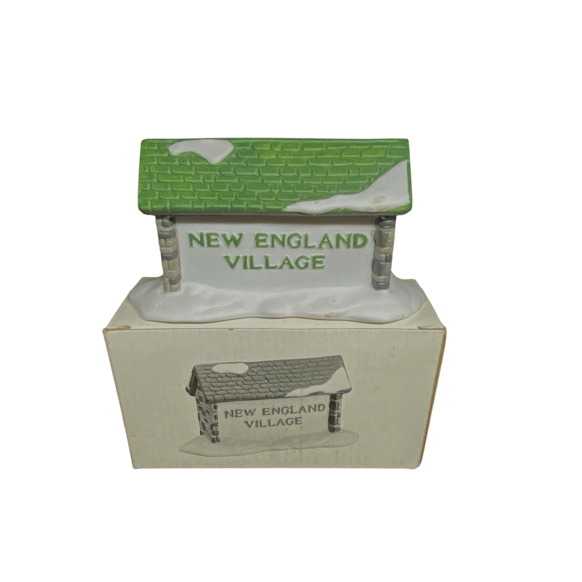 1987 New England Village Sign – Department 56 Item #1705836 1705836 Image4