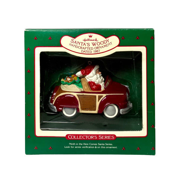 1987 Santa's Woody Hallmark Ornament (Here Comes Santa) QX4847