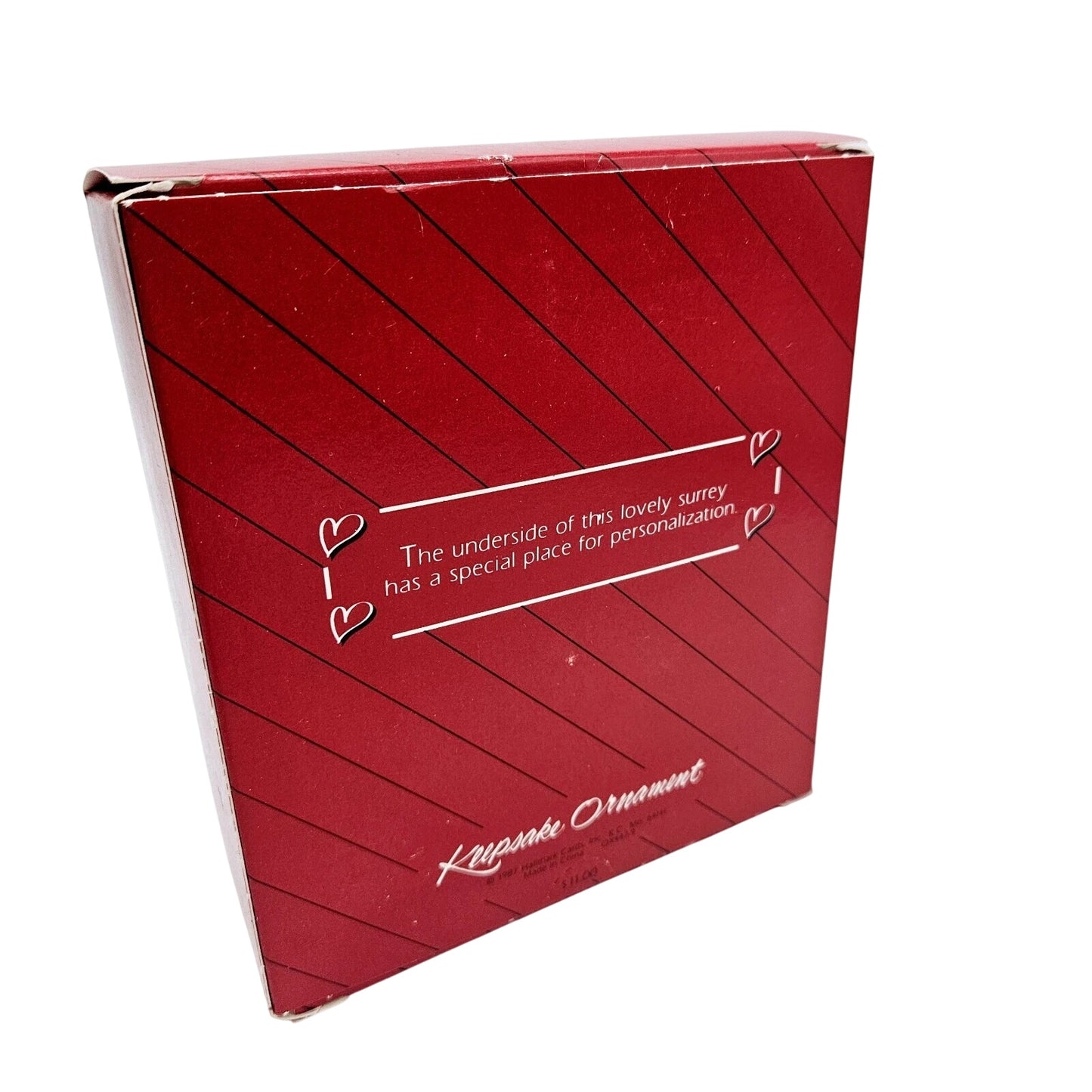 1987 Sweetheart Hallmark Ornament (Bicycle) QX4479