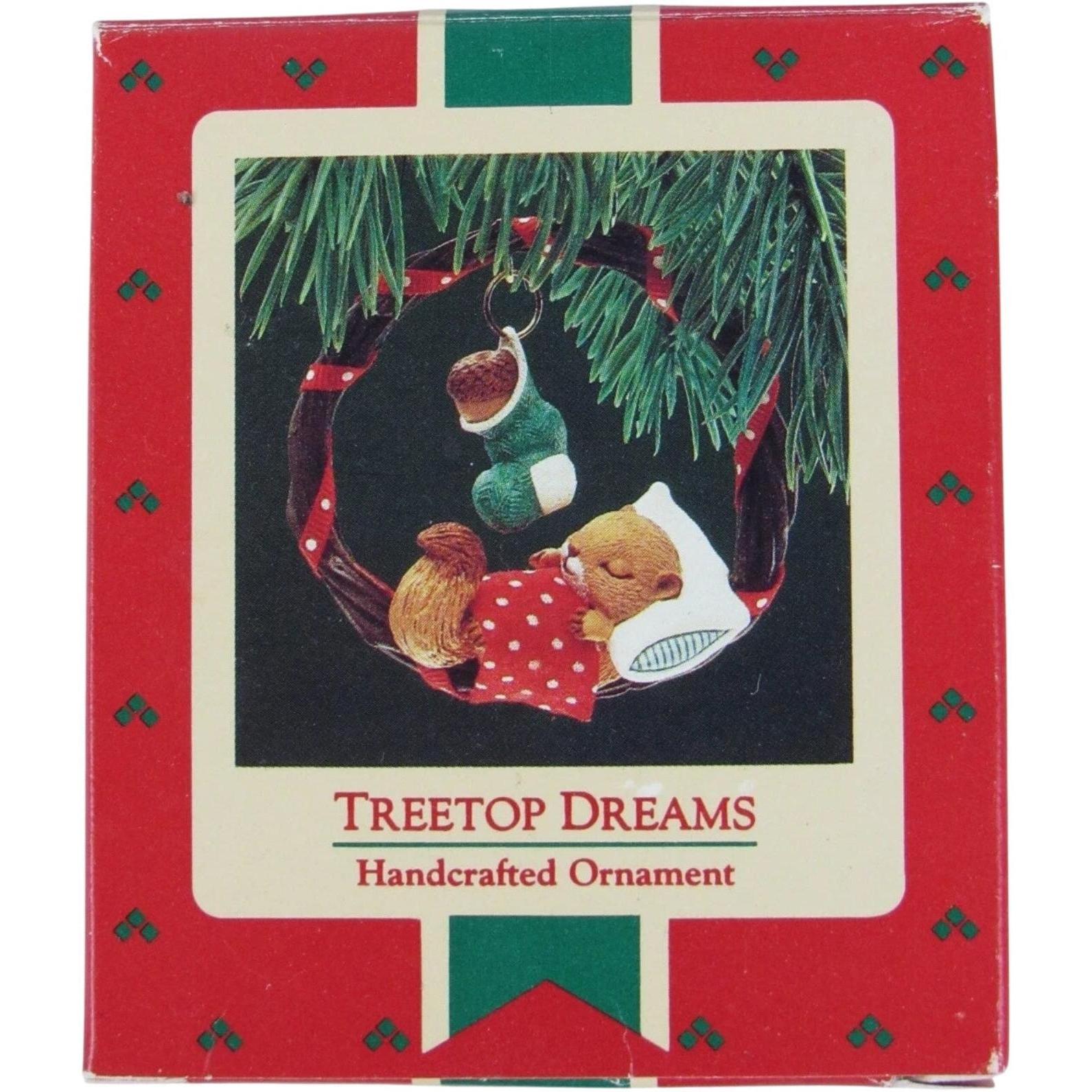 1987 Treetop Dreams Hallmark Ornament (Animal) QX4597