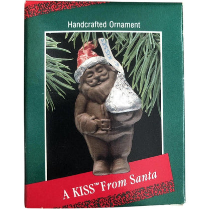 1988 A KISS From Santa Hallmark Ornament (Chocolate) QX4821