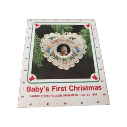 1988 Baby's First Christmas (Photo Holder)