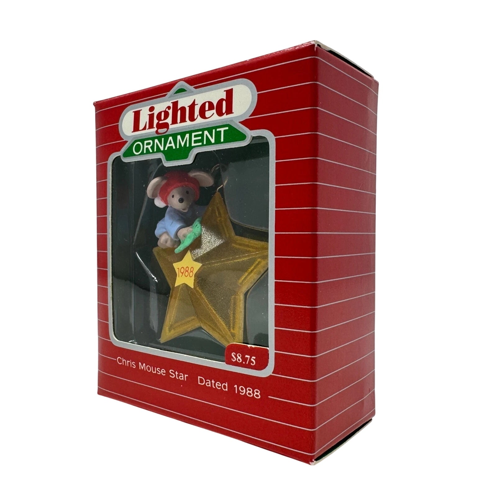 1988 Chris Mouse Star Hallmark Ornament (Chris Mouse) QLX7154