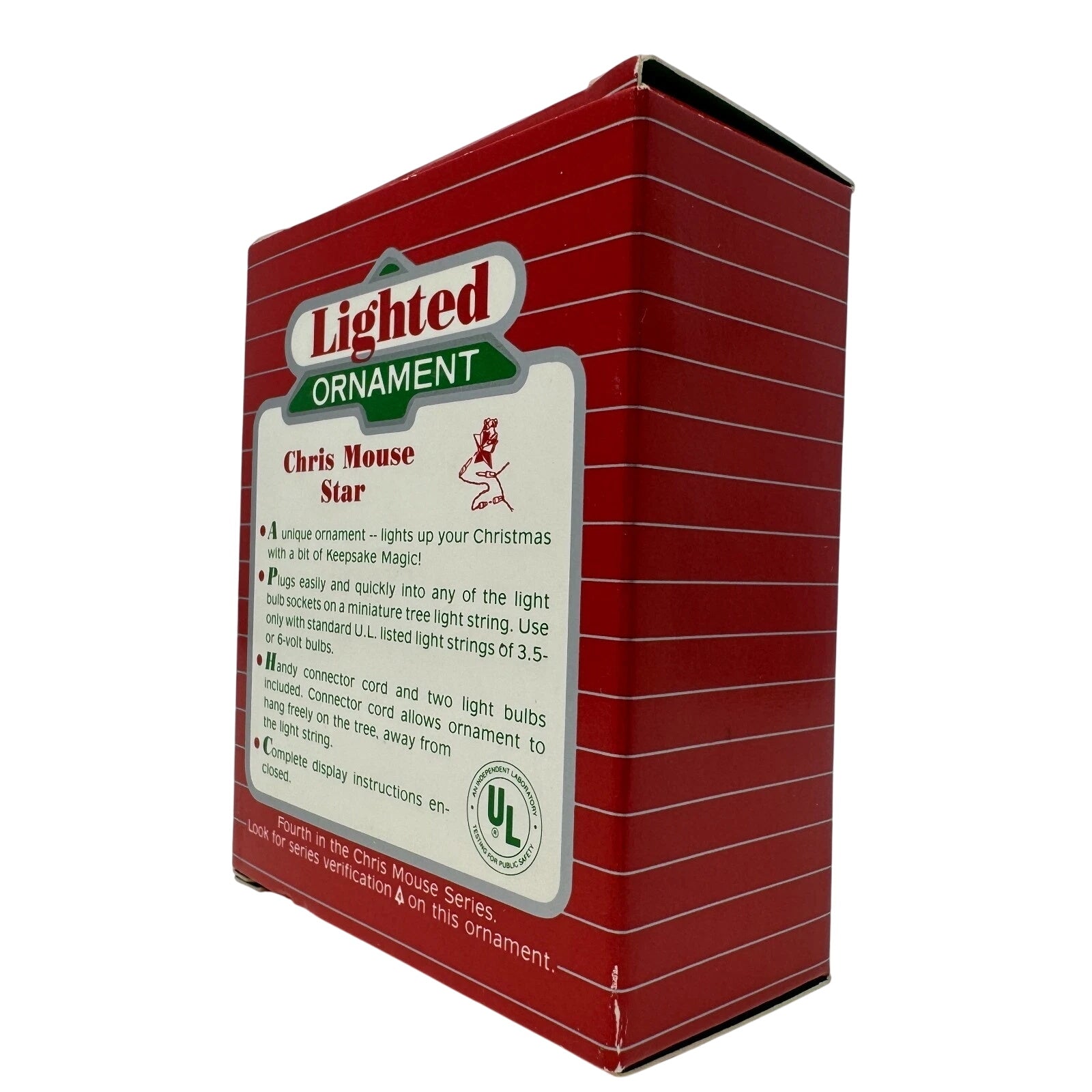 1988 Chris Mouse Star Hallmark Ornament (Chris Mouse) QLX7154
