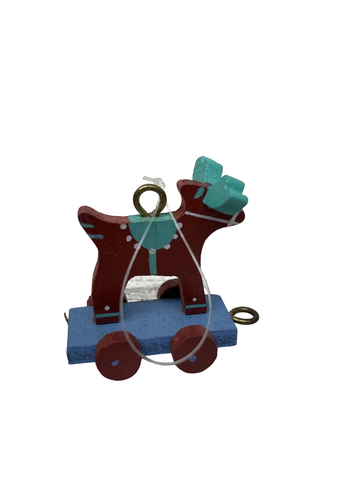 1988 Folk Art Reindeer Hallmark Ornament (Reindeer) QXM5684