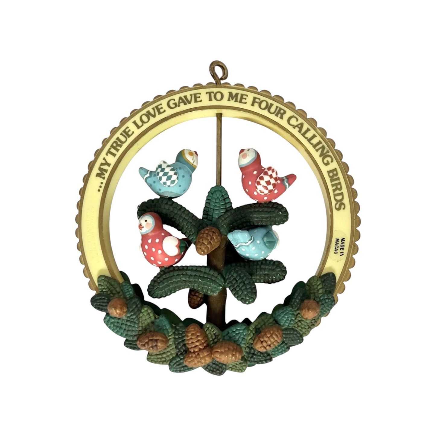 1988 Four Calling Birds - From The Twelve Days of Christmas (Enesco)