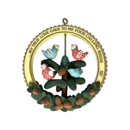 1988 Four Calling Birds - From The Twelve Days of Christmas (Enesco)