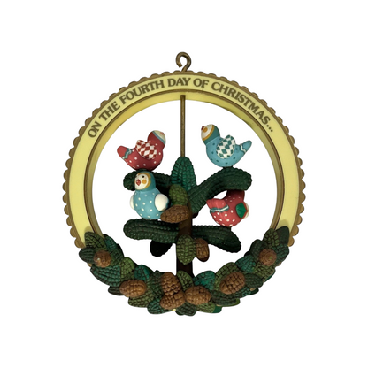 1988 Four Calling Birds - From The Twelve Days of Christmas (Enesco)