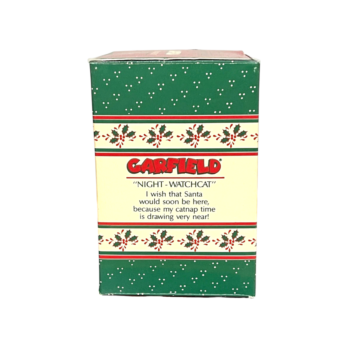 1988 Garfield - Night -Watchcat Enesco Ornament (Enesco) 558362