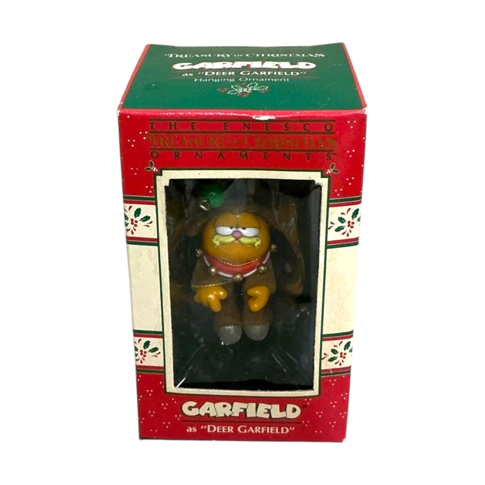 1988 Garfield as "Deer Garfield" Enesco Ornament (Enesco) 558702