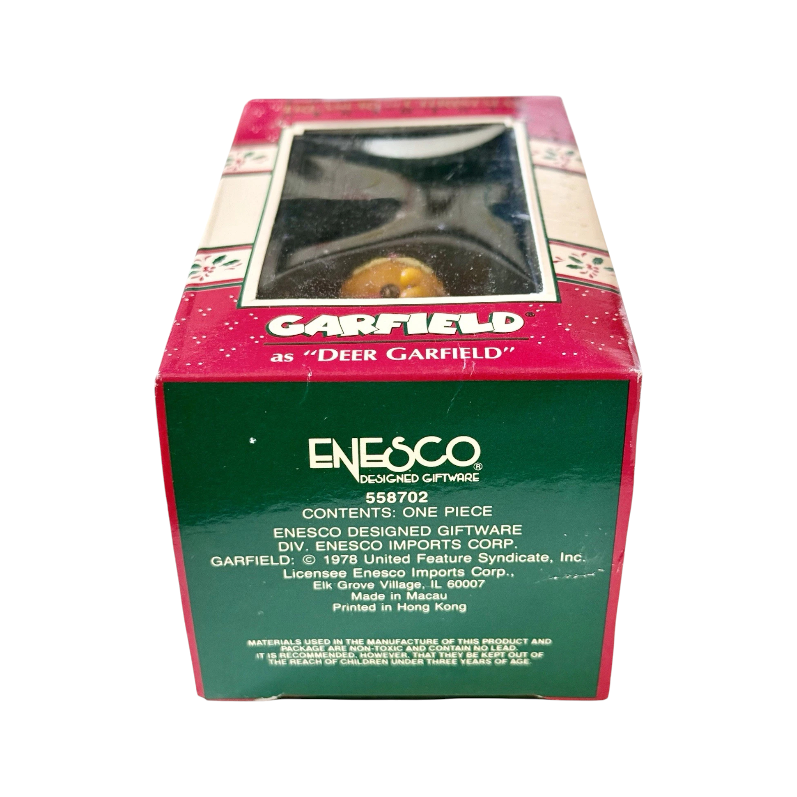 1988 Garfield as "Deer Garfield" Enesco Ornament (Enesco) 558702