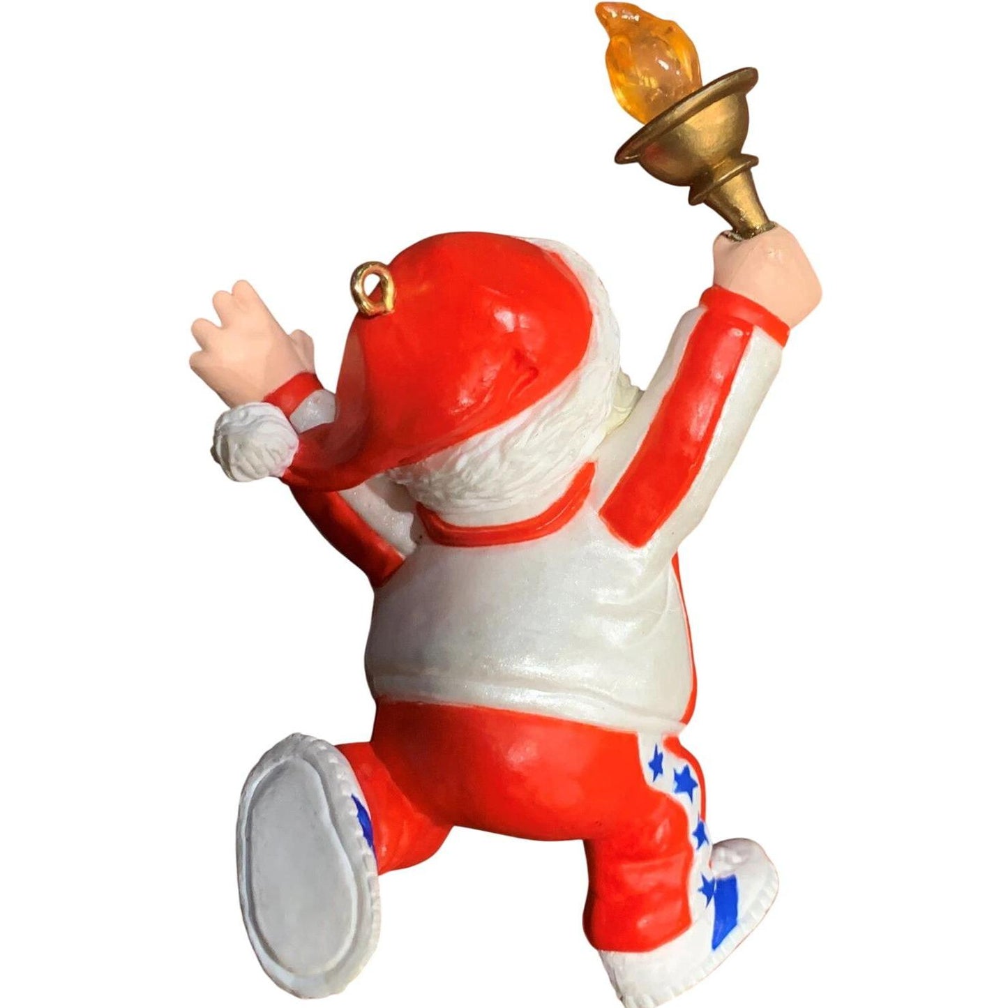 1988 Go for the Gold Hallmark Ornament (Santa Claus) QX4174