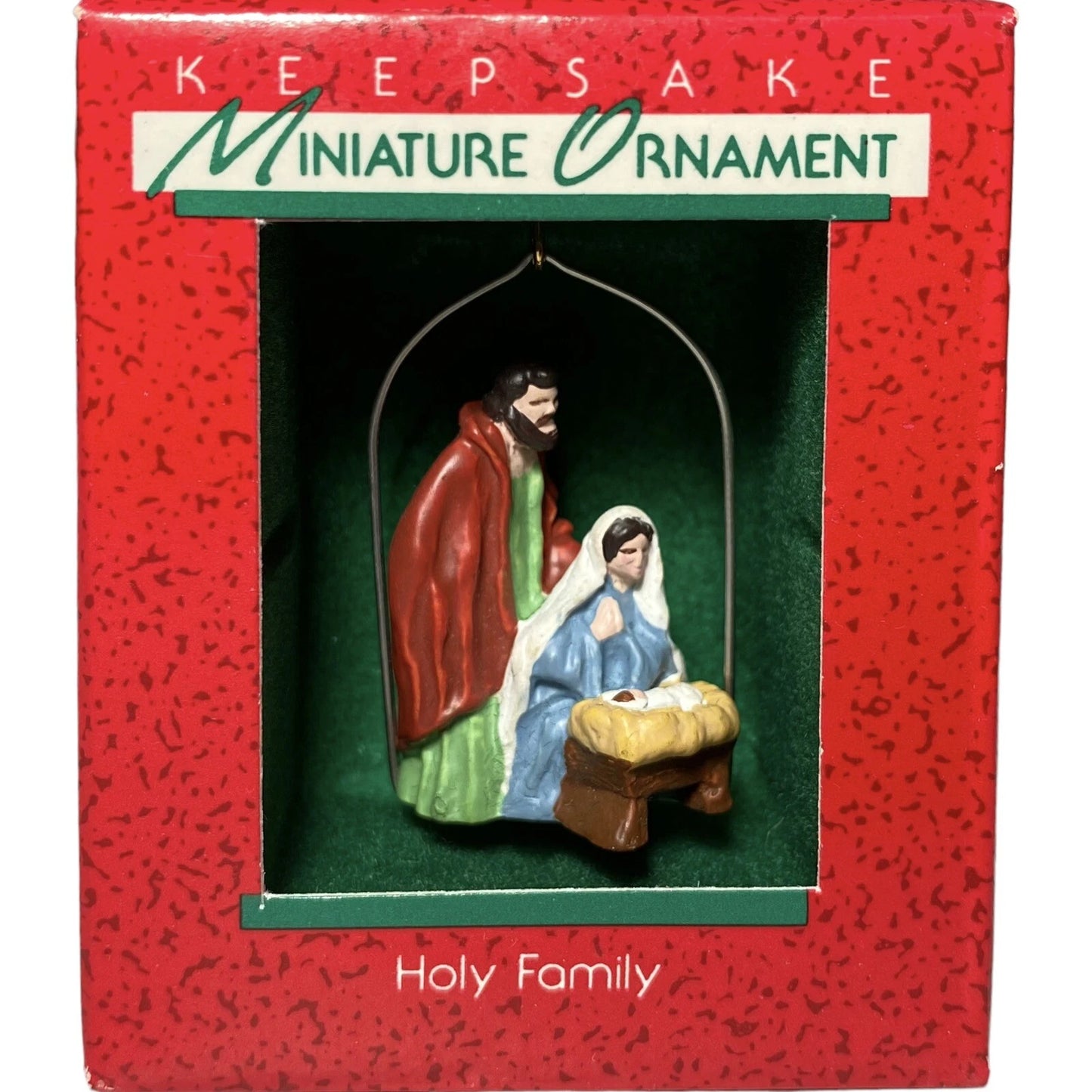 1988 Holy Family Hallmark Ornament (Nativity) QXM5611