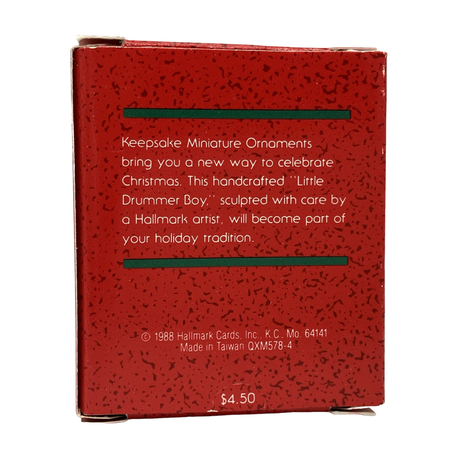 1988 Little Drummer Boy Hallmark Ornament (Drummer) QXM5784