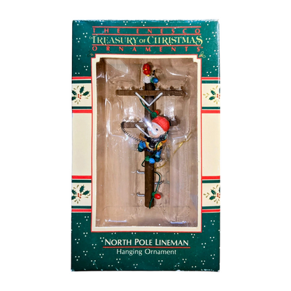 1988 North Pole Lineman Enesco Ornament (Enesco) 558834
