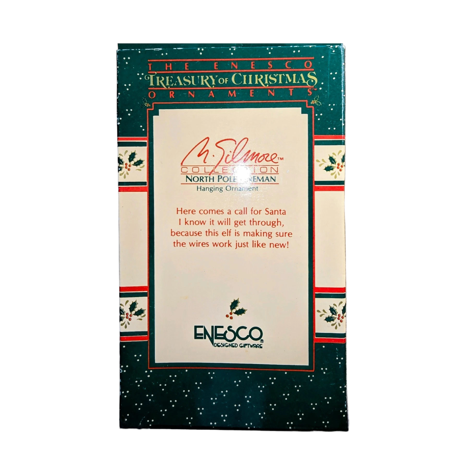 1988 North Pole Lineman Enesco Ornament (Enesco) 558834