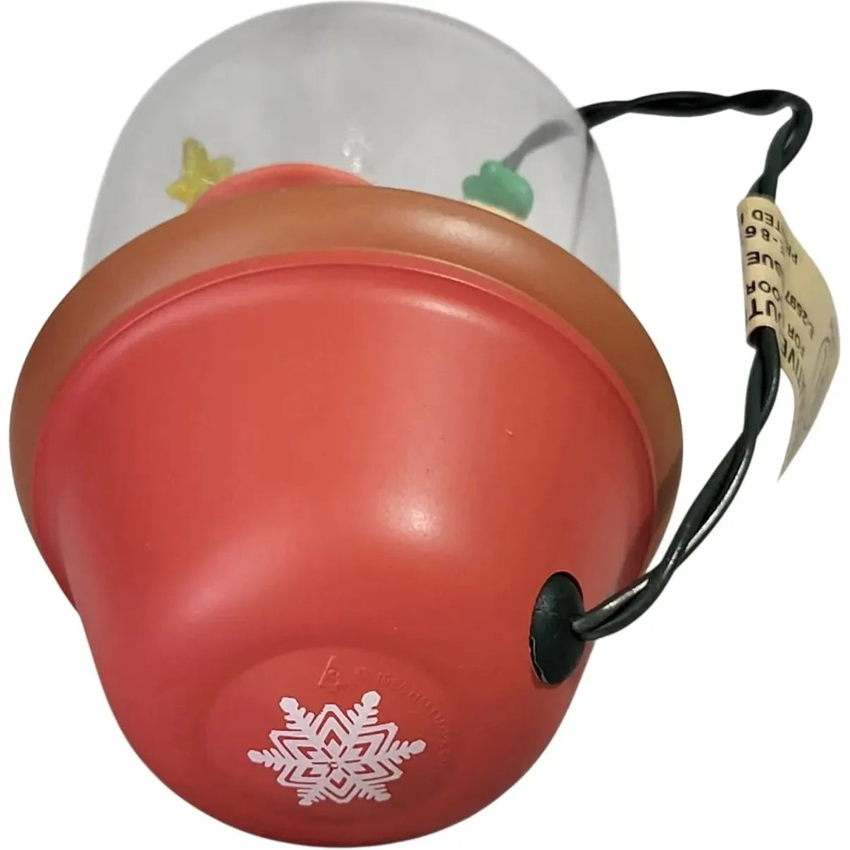 1988 On With the Show Hallmark Ornament (Santa and Sparky) QLX7191