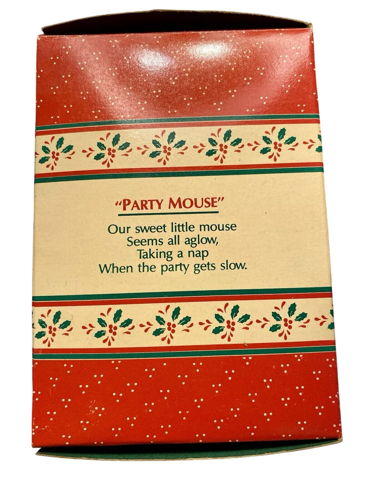 1988 Party Mouse Enesco Ornament (Mouse) 558435