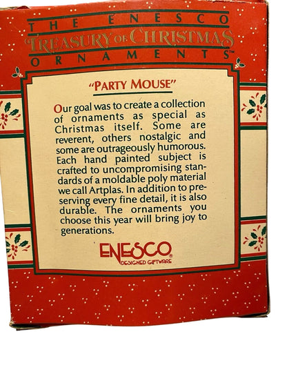 1988 Party Mouse Enesco Ornament (Mouse) 558435