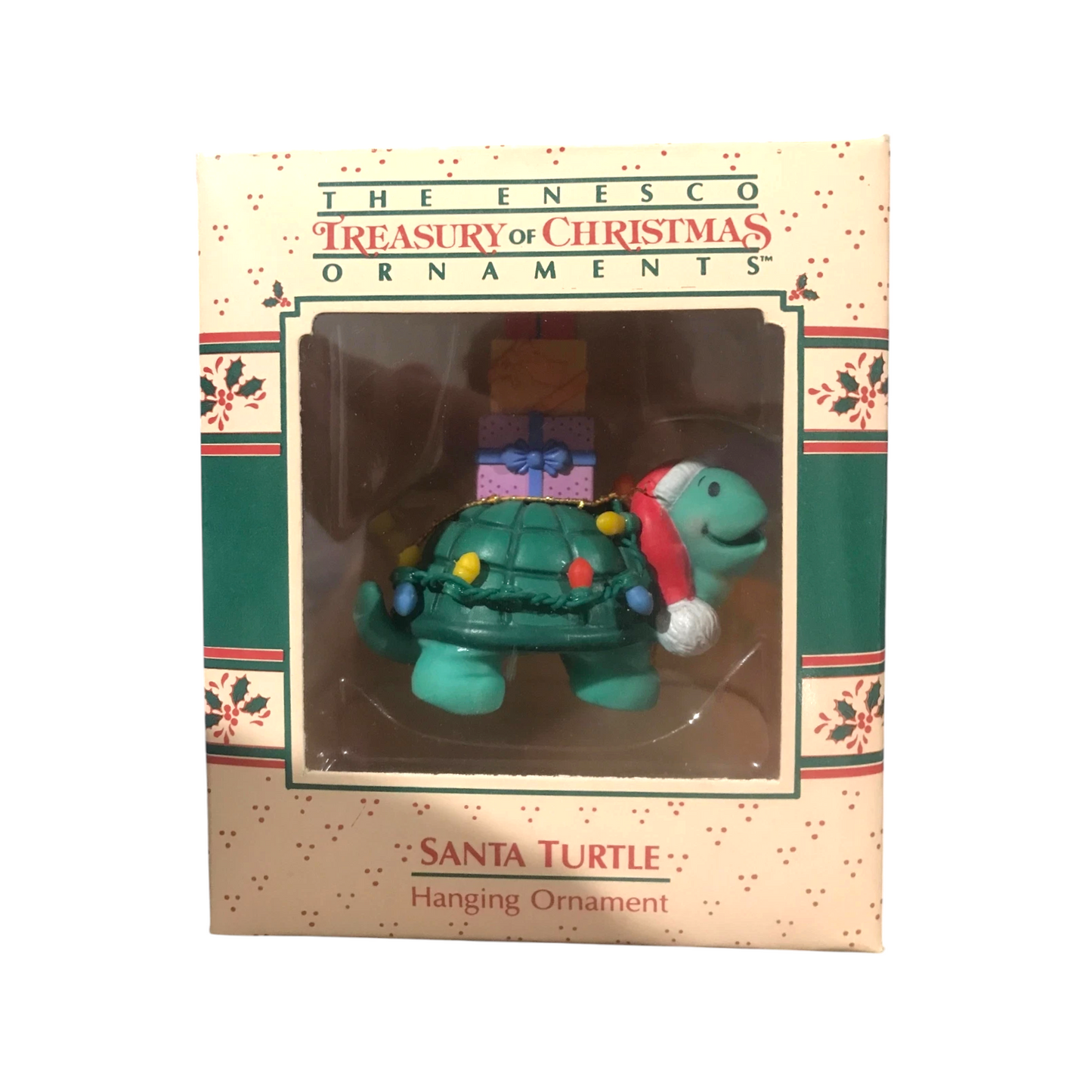 1988 Santa Turtle Enesco Ornament (Enesco) 558559