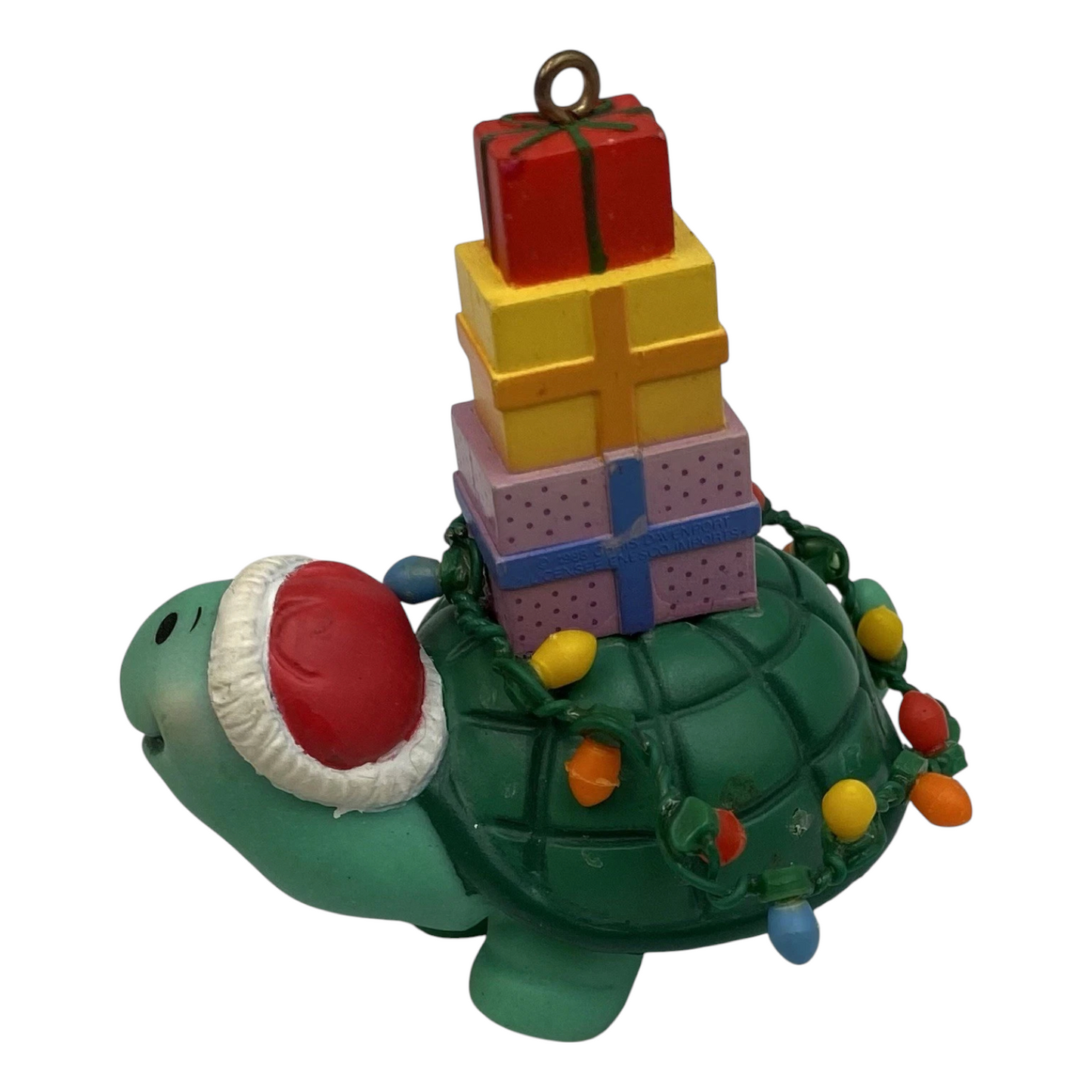 1988 Santa Turtle Enesco Ornament (Enesco) 558559