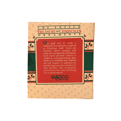 1988 Santa Turtle Enesco Ornament (Enesco) 558559