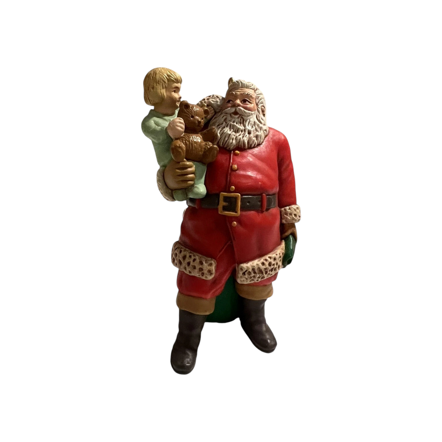 1988 Santa and Child Enesco Ornament (Enesco) 551236