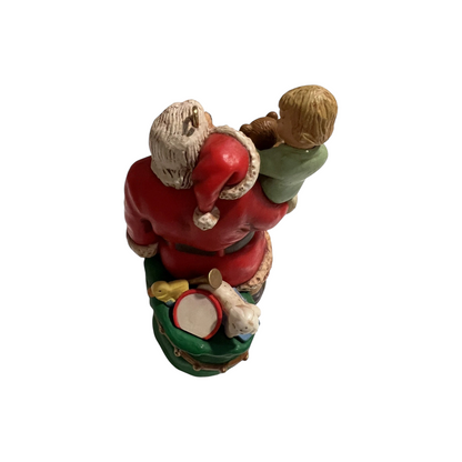 1988 Santa and Child Enesco Ornament (Enesco) 551236