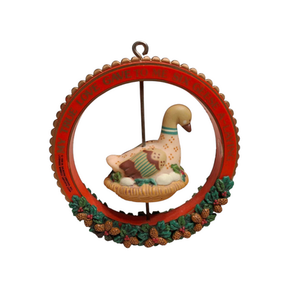 1988 Six Geese A-Laying - From The Twelve Days of Christmas (Enesco)
