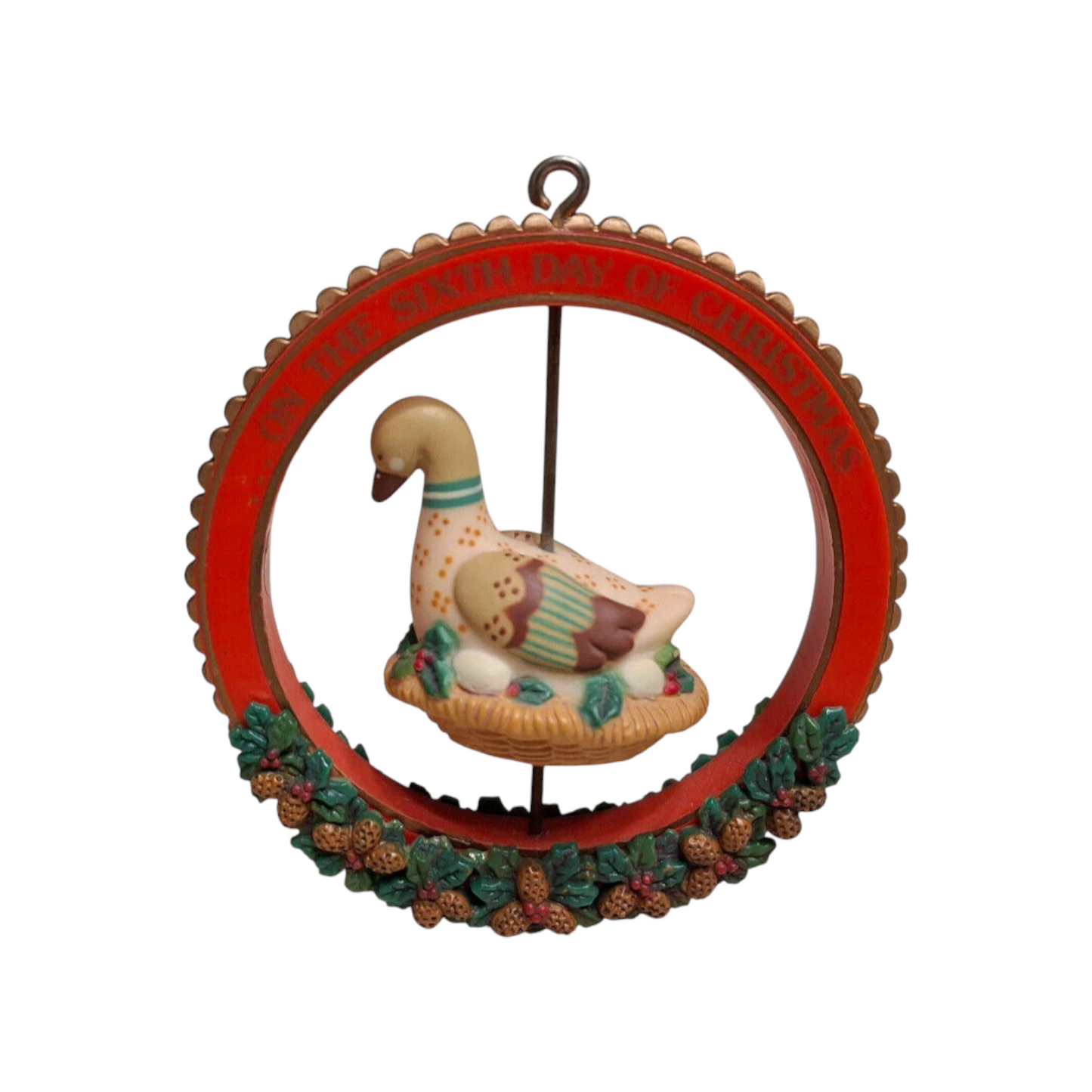 1988 Six Geese A-Laying - From The Twelve Days of Christmas (Enesco)