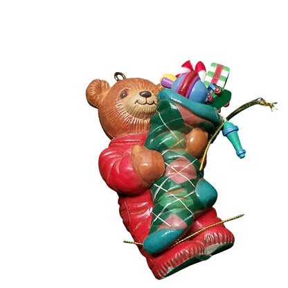 1988 Teddy's Stocking (Enesco)
